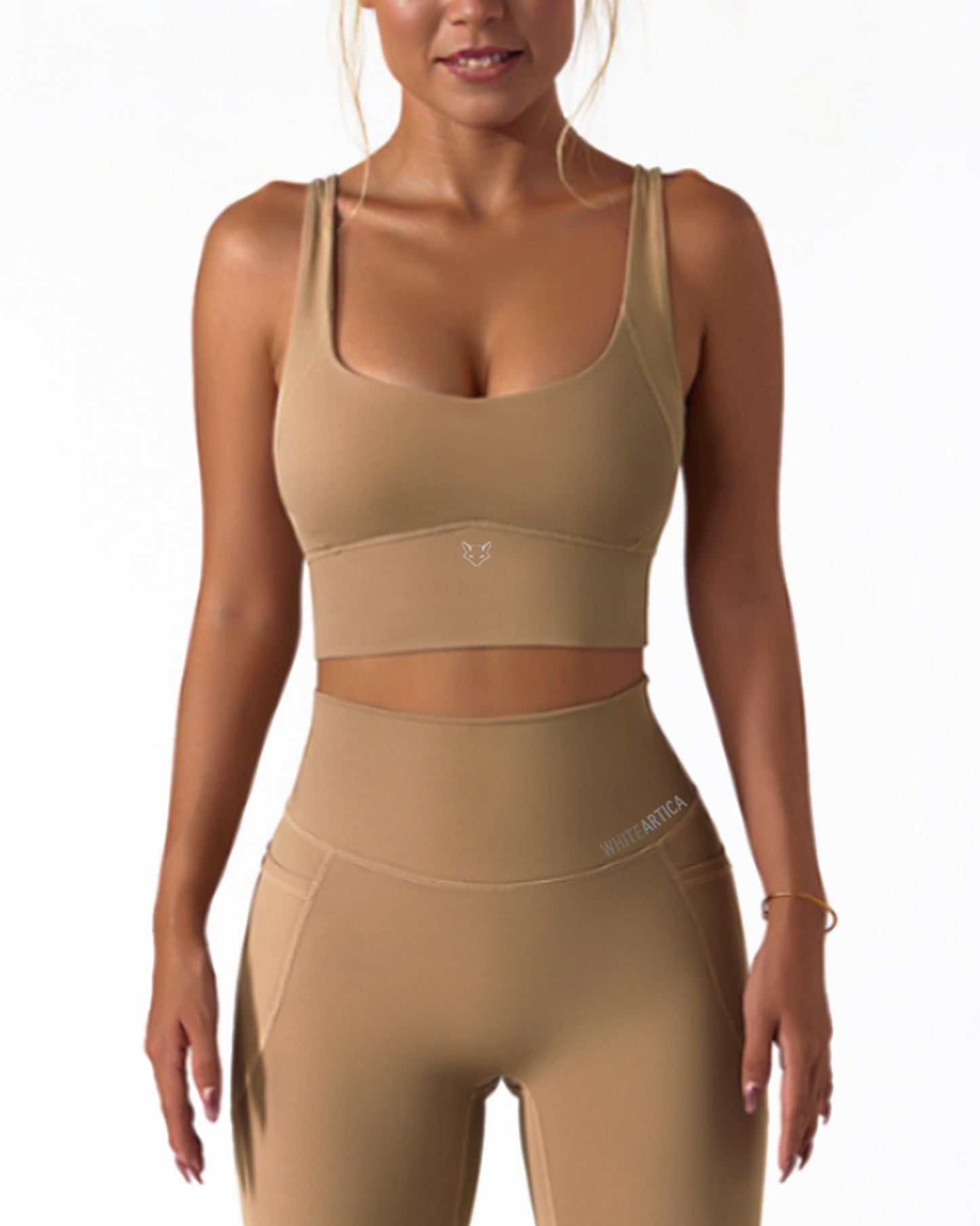 Luna Sports Bra - Sand