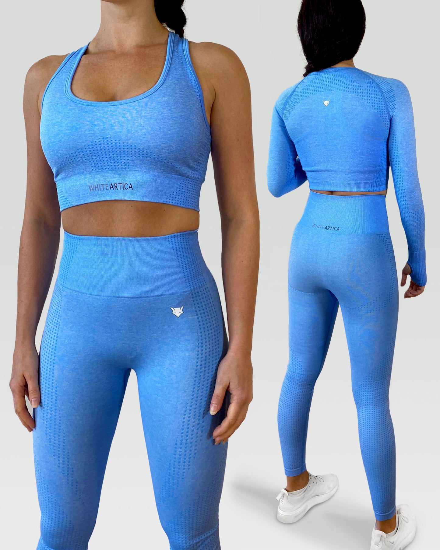 Elite 3-Piece Activewear Set - Light Blue