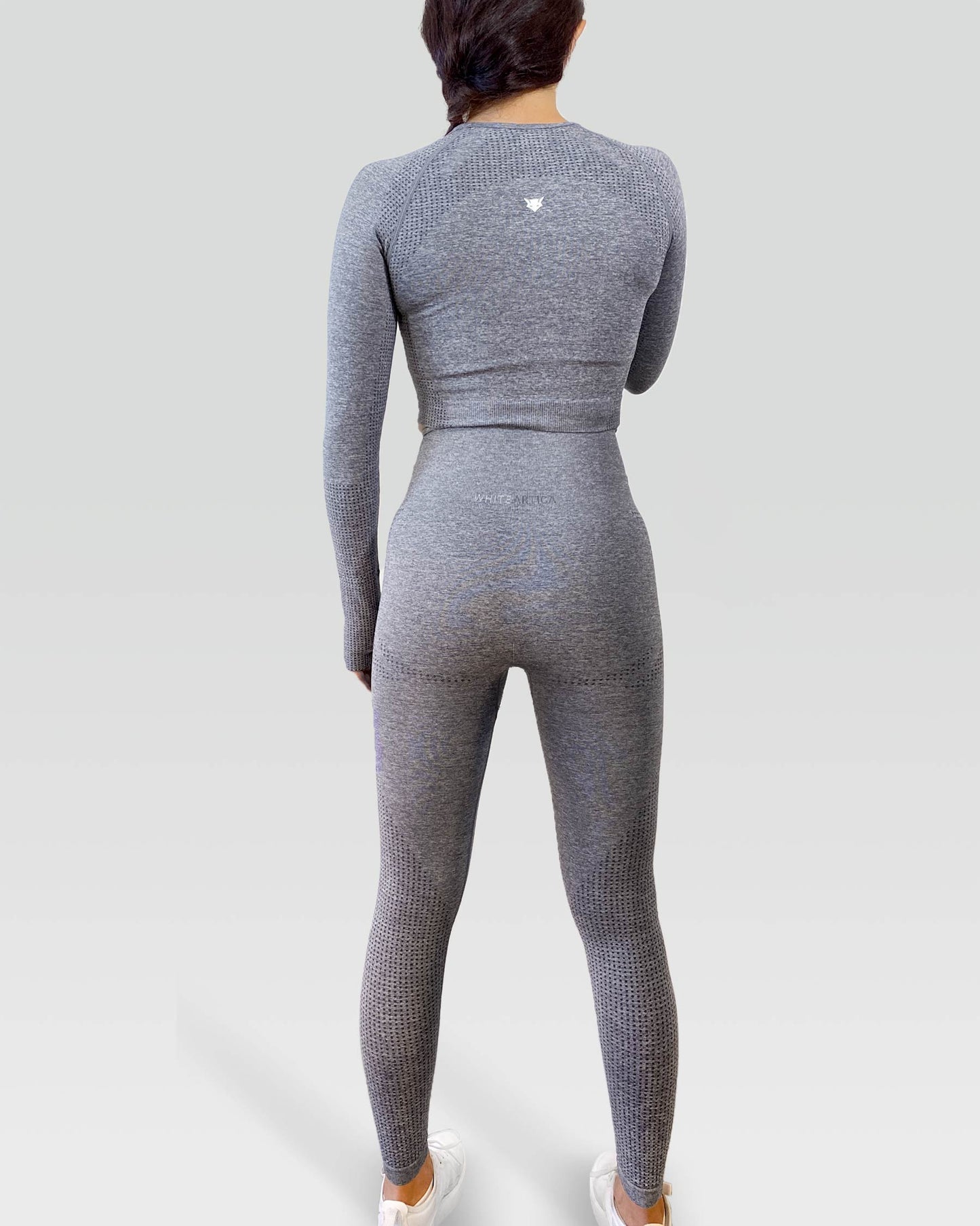 Elite 3-Piece Activewear Set - Light Grey
