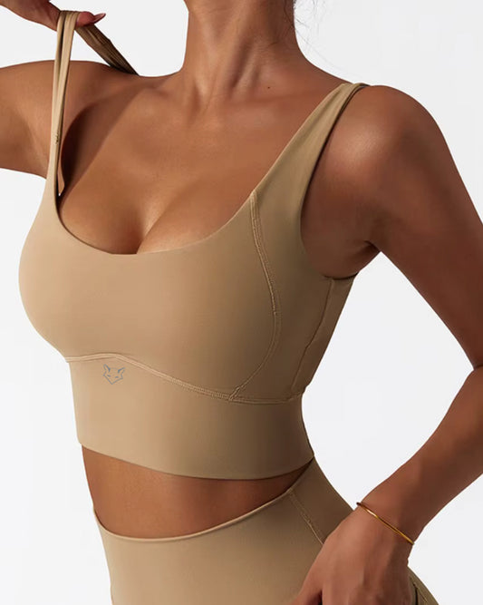 Luna Sports Bra - Sand