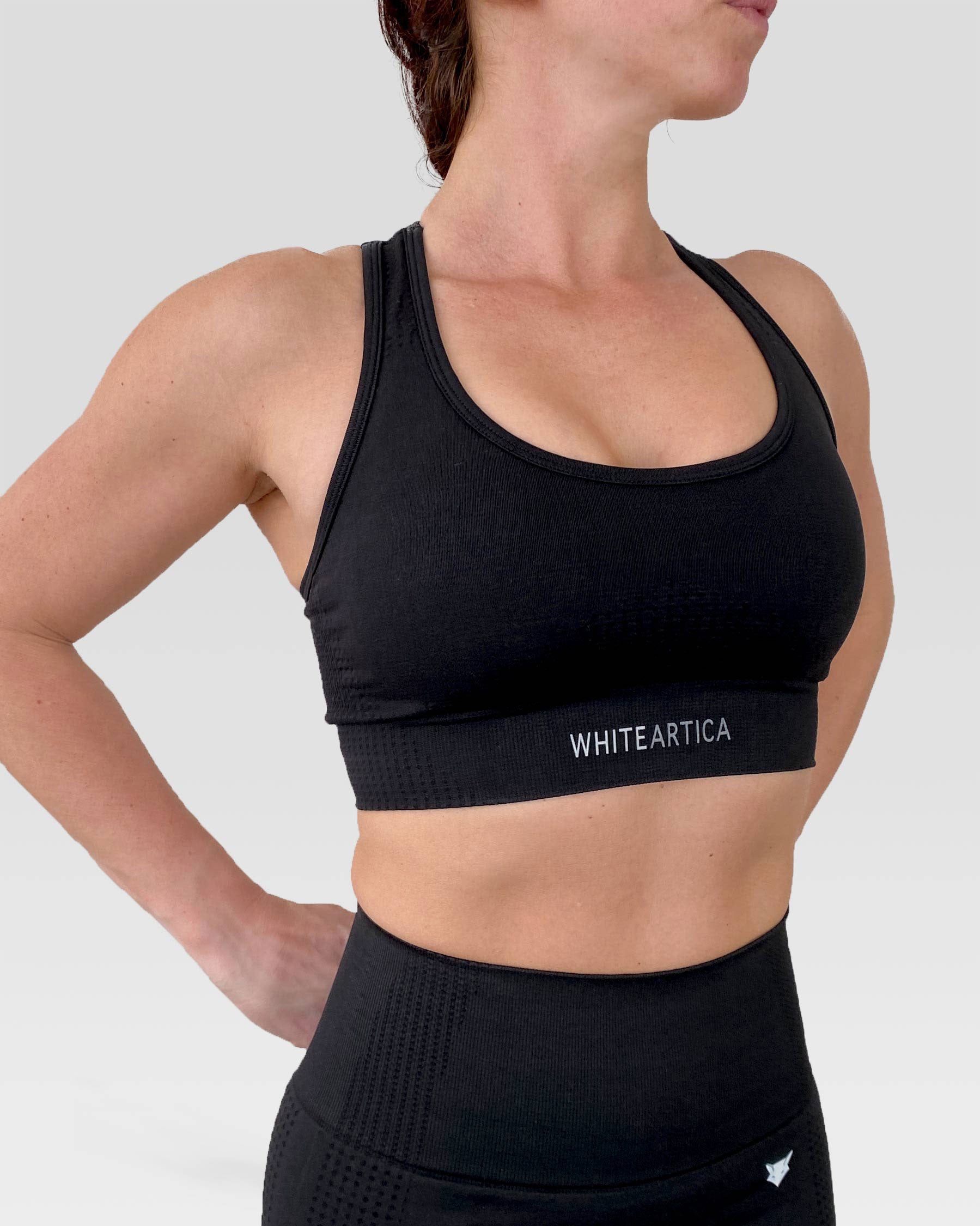 Elite 3 pieces activewear set - Black – WHITE ARTICA